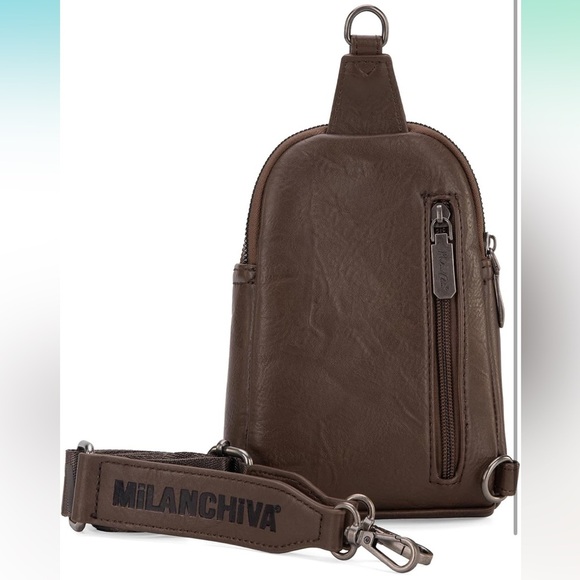 Brown sling bag - Picture 3 of 7